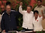 Raúl Castro y Fidel Castro