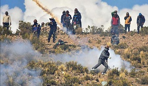 Bolivia mineros, protestas
