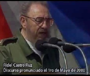 Fidel Castro primero de Mayo