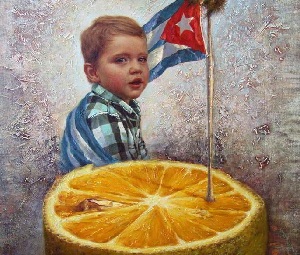 cartel niño Cuba
